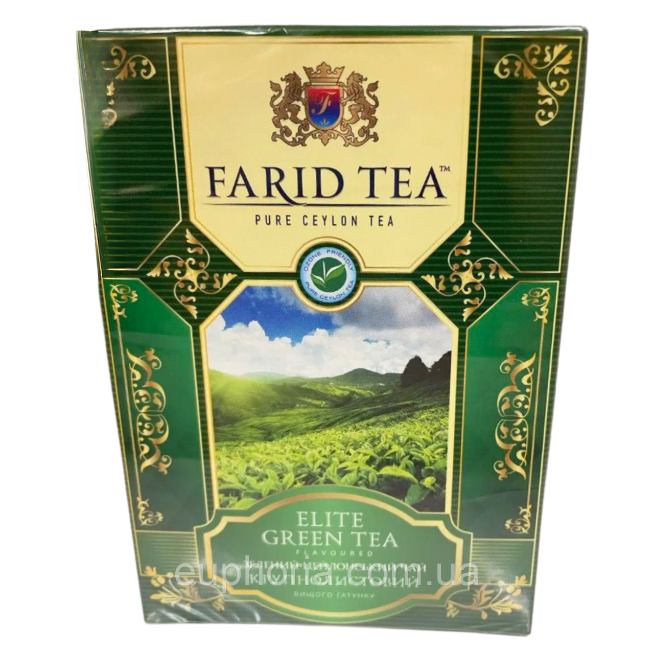 Чай листовий Farid Tea Elite Green Tea 100 г зелений цейлонський
