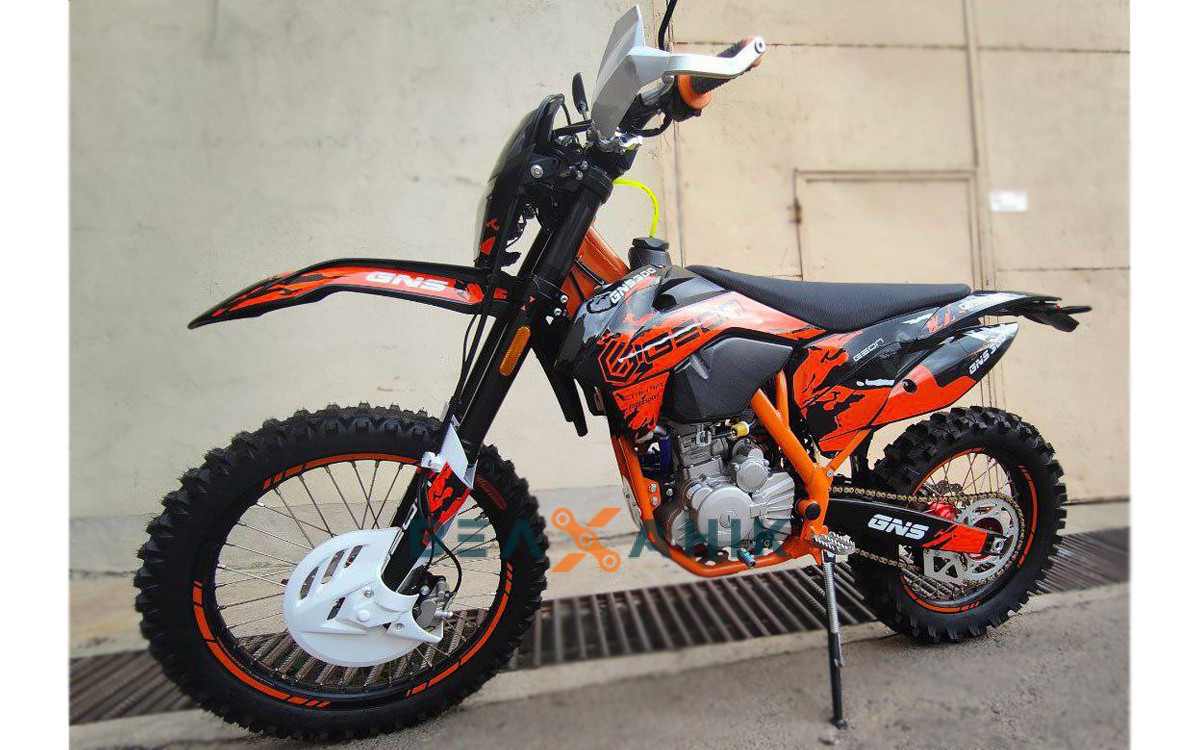 Мотоцикл GEON Dakar GNS 300 5-gears Black/Orange - фото 4 - id-p2008439496