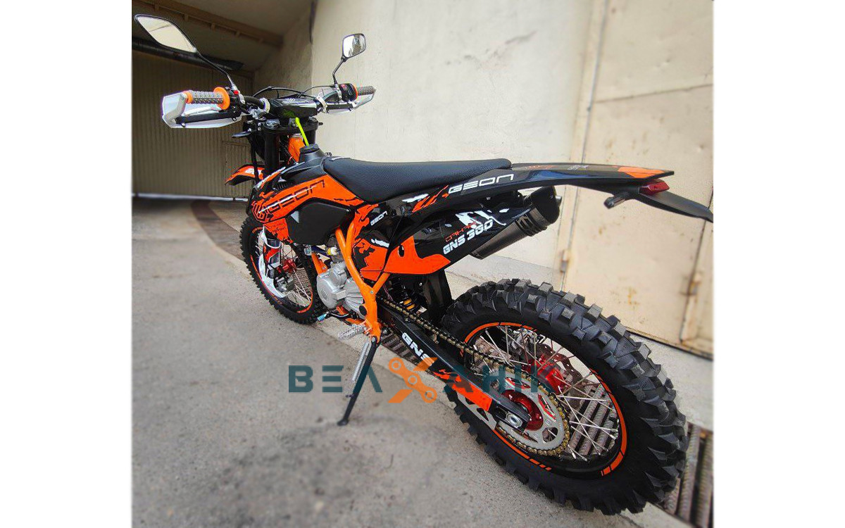 Мотоцикл GEON Dakar GNS 300 5-gears Black/Orange - фото 5 - id-p2008439496