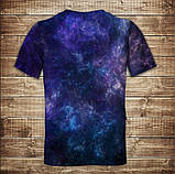 Футболка з принтом 3D на тему Арт вовк ВСІ Розміри, фото 2