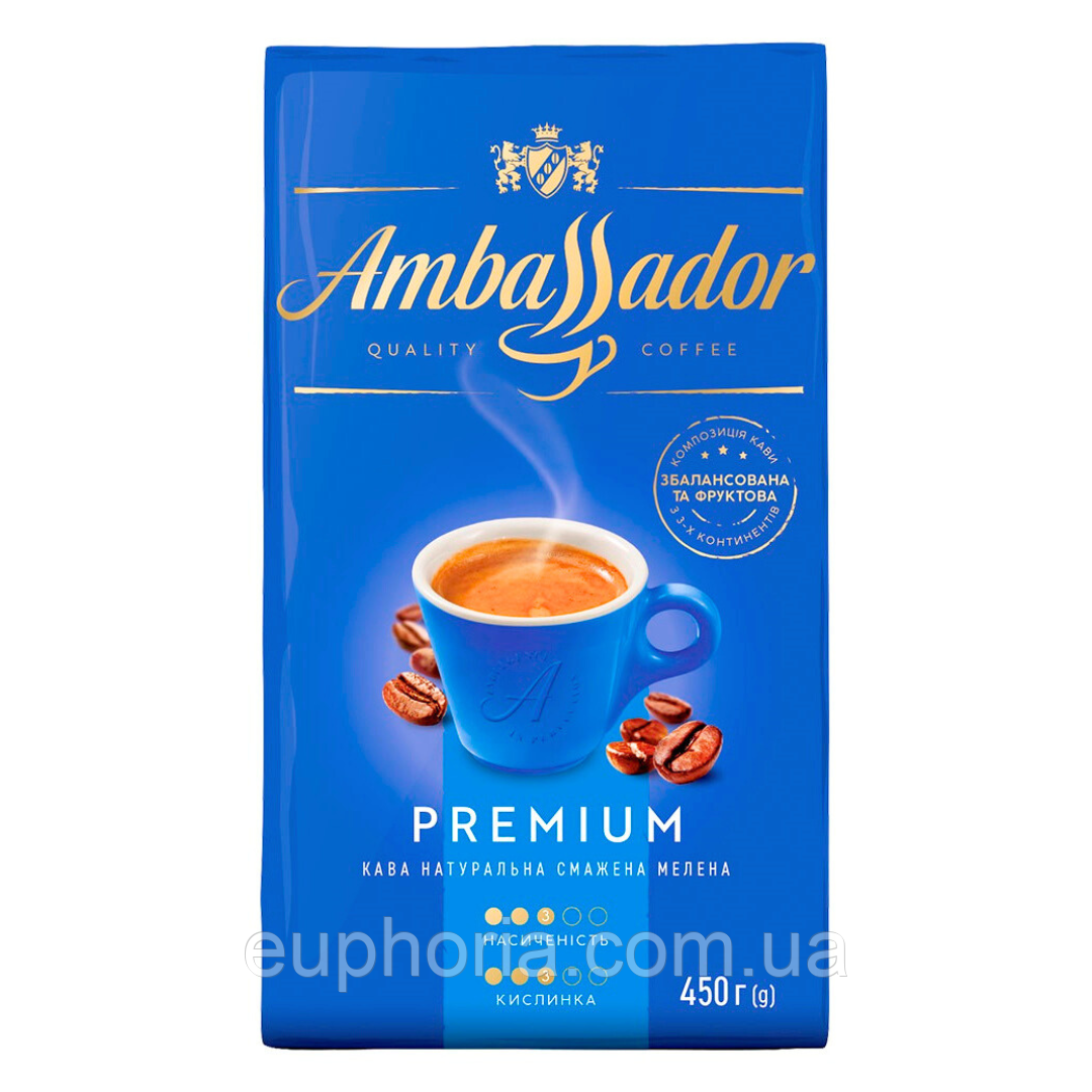 Кава мелена Ambassador Premium 450 г