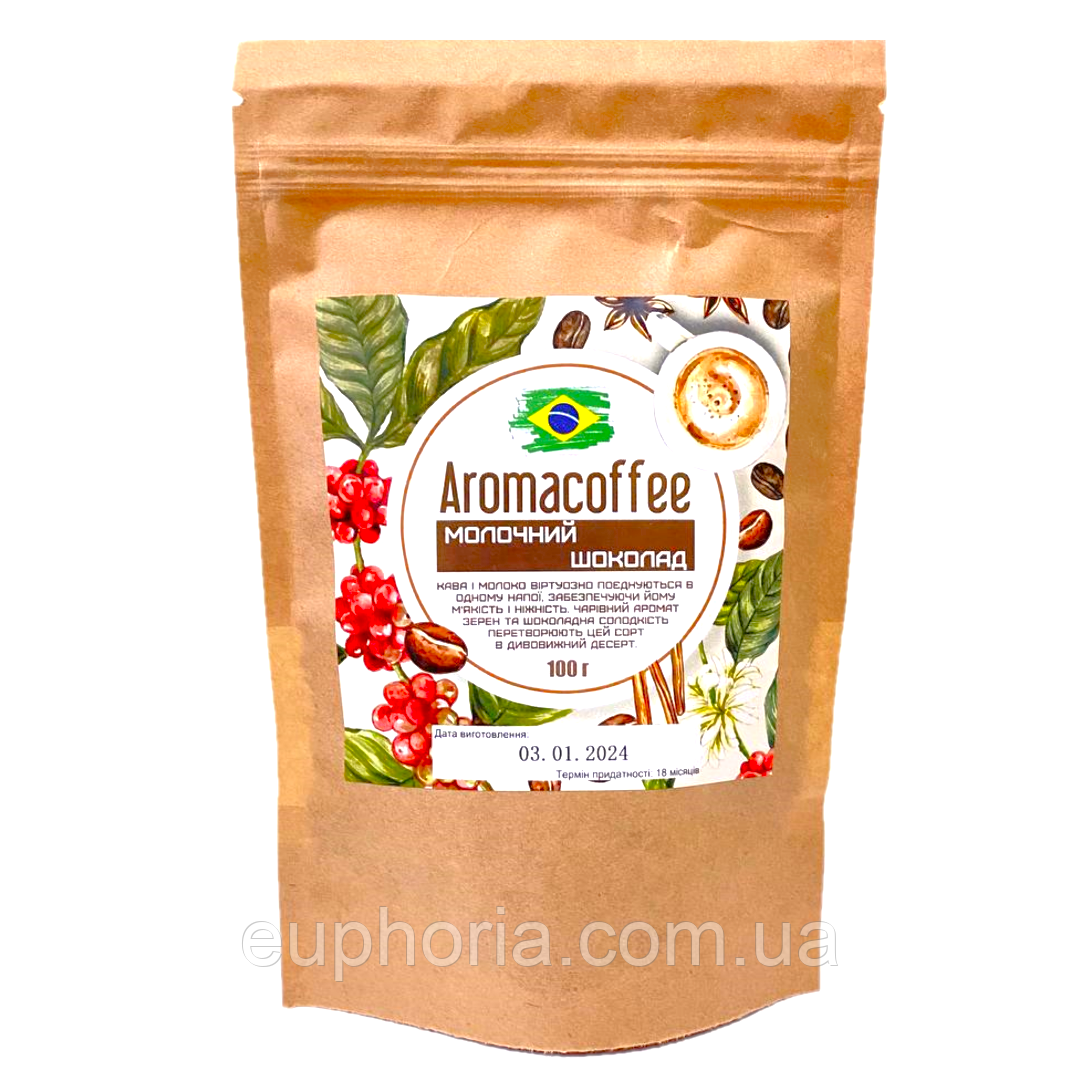 Кава розчинна Aromacoffee Молочний шоколад 100 г ароматизована