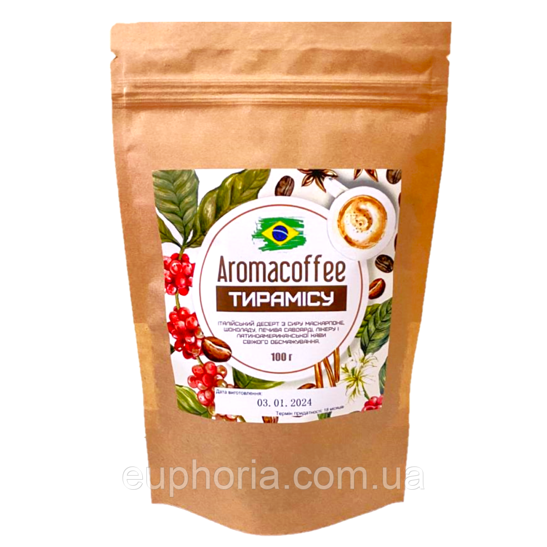 Кава розчинна Aromacoffee Тирамісу 100 г ароматизована