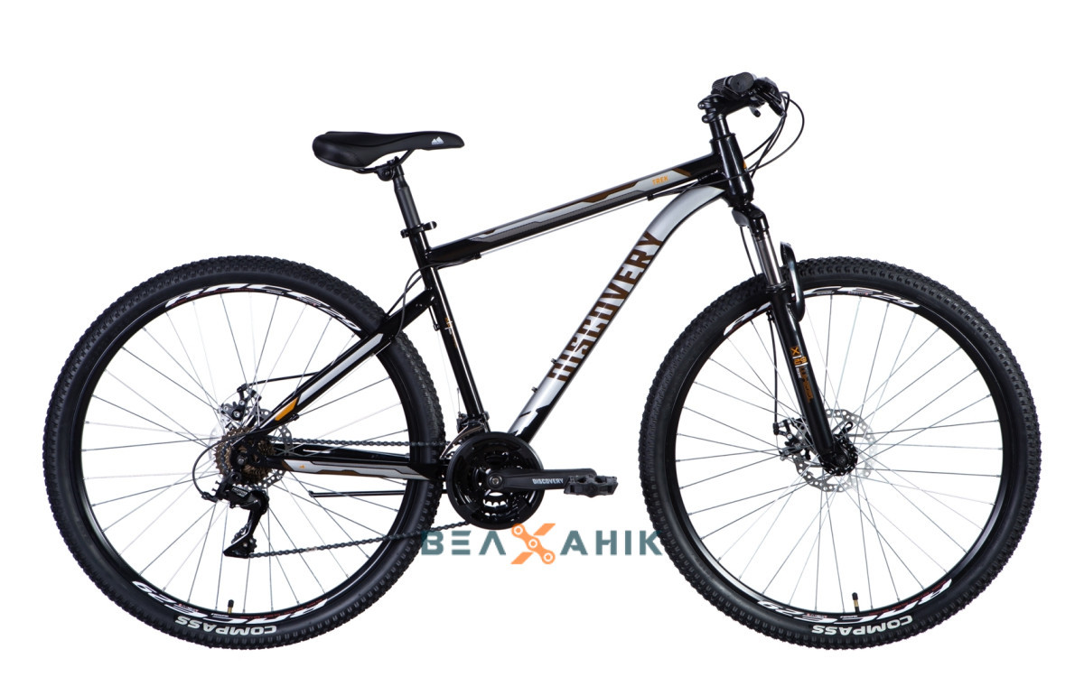 Велосипед 29" Discovery TREK AM DD (рама 19") St чорно-помаранчевий