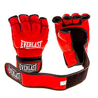 Рукопашные перчатки винил Everlast красные размер S