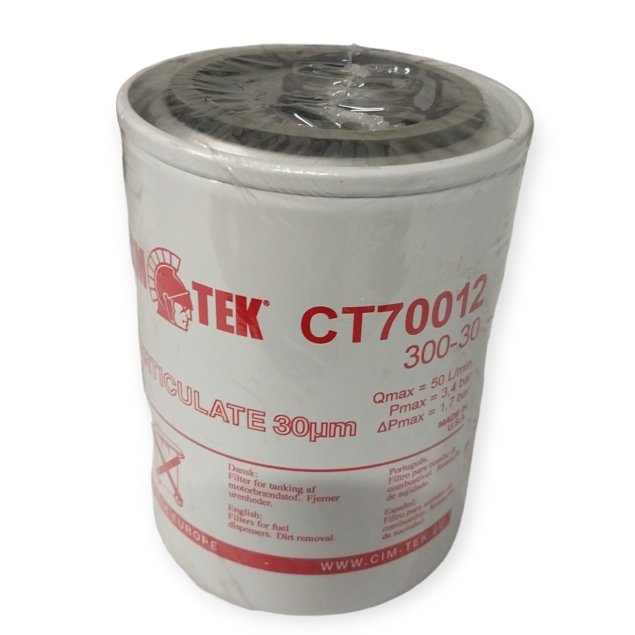 Фільтр Сім-Тек CT70012 300-30 для очищення дизельного пального без водовідділення, 30 мкм, фото 1