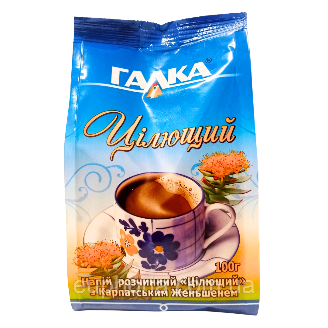 Напій розчинний Галка Цілющий 100 г з Карпатським женьшенем