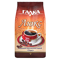 Напій розчинний Галка Люкс 100 г на основі ячменю, кореня цикорію та зернової кави