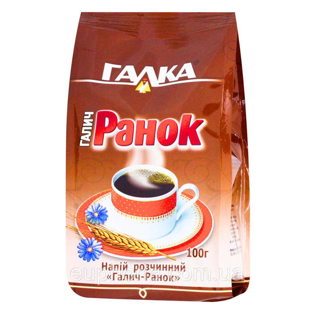 Напій розчинний Галка Галич Ранок 100 г на основі ячменю з цикорієм