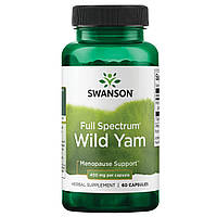 Корень дикого ямса Swanson Full Spectrum Wild Yam Root 400 mg 60 caps
