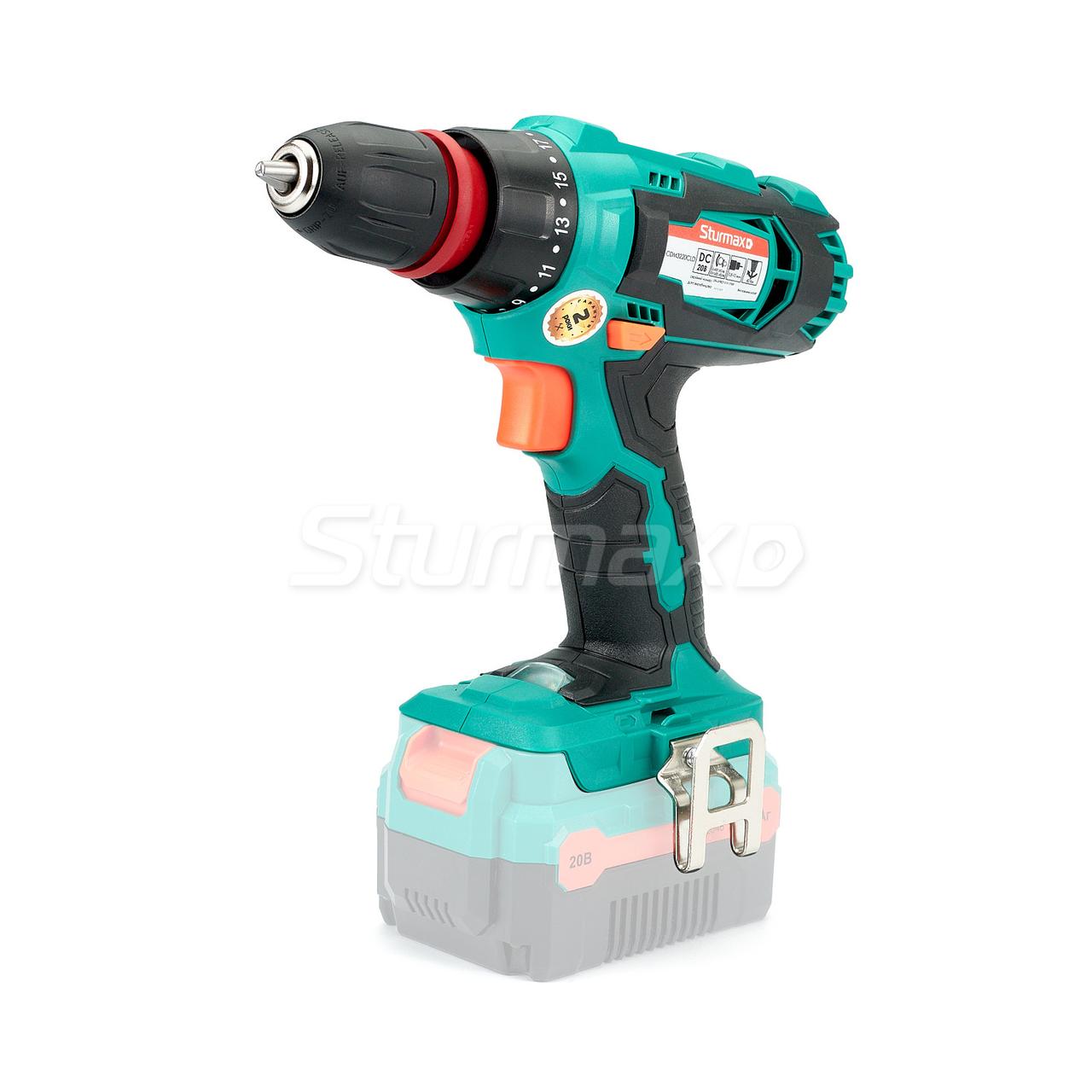 Шурупокрут акумуляторний Sturmax CDM3220CLD