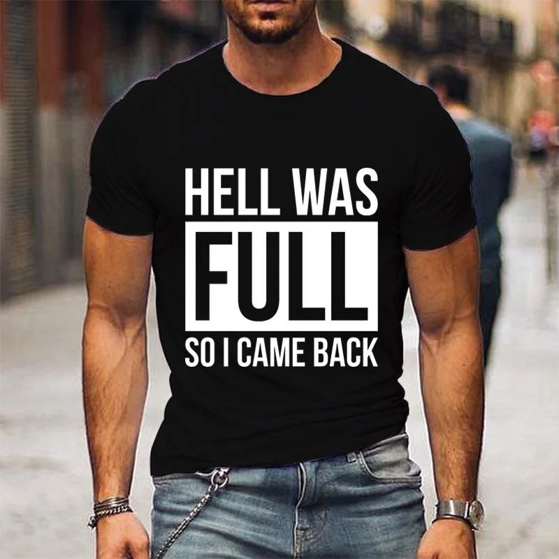 Футболка "Hell was full", фото 1