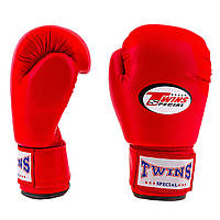 Перчатки боксерские Twins PVC 4 oz красные TW-4R 6 унций, красный