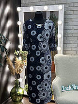 Стильна жіноча сукня, тканина "Трикотаж Масло" 56, 58 розмір 56, фото 3