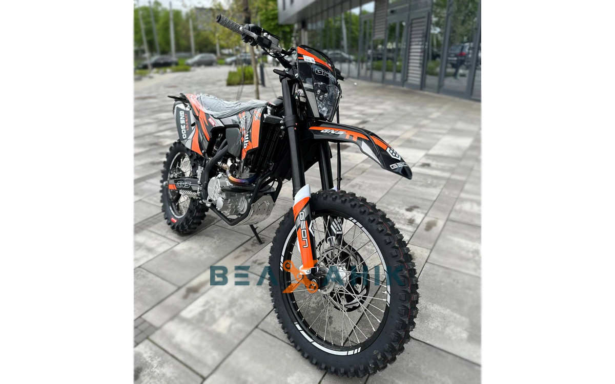 Мотоцикл GEON Dakar GNS 300 NB Enduro Carb 21/18 МКПП-6 Black/Orange - фото 2 - id-p2183300806