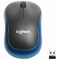 Беспроводная оптическая мышь Logitech M185 USB BLUE