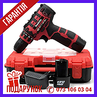 Шуруповерт в кейсе Makita 8282 DWALE RED 12V 3AH Румыния 2 АКб