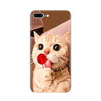 Чехол на заказ для iPhone 7 Plus / iPhone 8 Plus | Печать: кошка с дешевыми #iph12028
