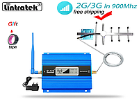 GSM усилитель мобильного сигнала Lintratek KW13A-GSM 2G 3G 900 МГц Полный комплект