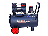 Безмасляний компресор для гаража Midori MJ1002OD 24л 8 бар компресор 24л безмасляний для майстерні, фото 3