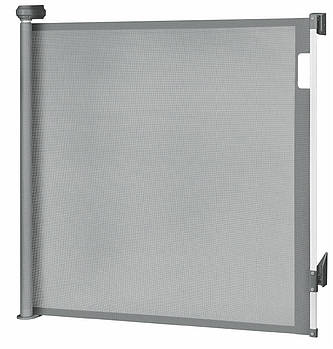 Дитячий Захисний бортик відкатний Lionelo Thea GREY CONCRETE 9-145х85см сірий