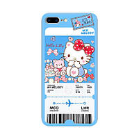 Blue Cup с печати для iPhone 7 Plus / iPhone 8 Plus | Печать: Hello Kitty / Hallowa Kitty #iph12047