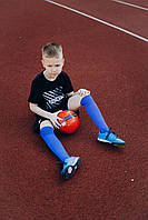 Гетри з носком спортивні дитячі сині