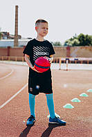 Гетри з носком спортивні дитячі блакитні