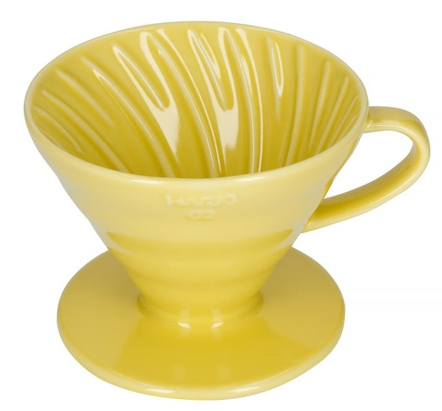 Керамічний Пуровер Hario V60 02 Yellow Жовтий