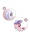 Беговел MoMi TOBIS Pink (со светом и мыльными пузырями ), фото 6