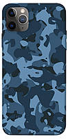 Чехол IBANAN Синий камуфляж для iPhone 12 Pro (6.1"")