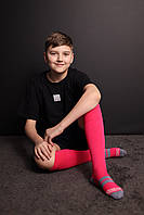 Гетри з носком спортивні дитячі салатові 35-37