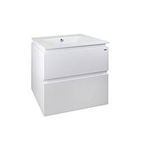 Комплект Qtap Albatross 605х725х460 White тумба подвесная + раковина врезная QT0172TP600D3060CW Chinazes Это