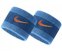 Напульсник Nike SWOOSH WRISTBANDS 2 PK темно-синій, синій Уні OSFM