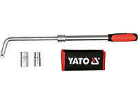 Раздвижной автомобильный колесный ключ с насадками YATO YT-08040 Chinazes Это Просто