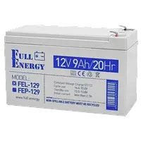 Full Energy FEL-129 Акумулятор гелевий 12В 9А•г