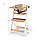 Стульчик для кормления KiderKraft Enock Natural White, фото 3