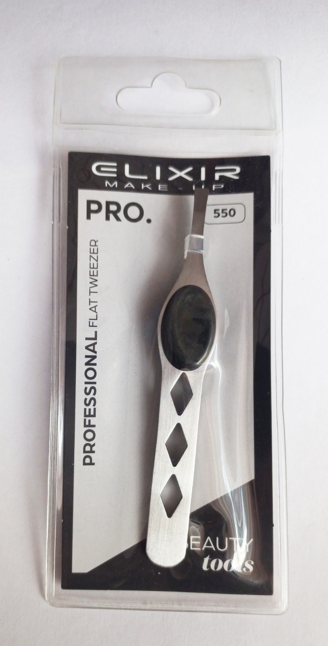 Пінцет для брів Elixir 550, 1 шт.