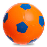 Мяч виниловый Футбольный LEGEND FB-1911 цвет оранжевый-синий un