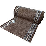 Килимова доріжка Dinarsu Epik коричнева шириною 80 см, фото 3