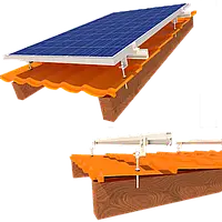 InstallKit IK-XXL-M-1 Комплект крепления солнечных панелей до 1320мм металлочерепица профнастил шифер