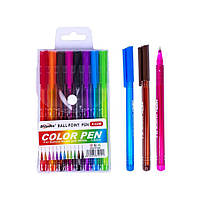 Набір ручок масляних 432-8SP 8 кольорів sm