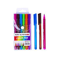 Набір ручок масляних 432-6SP 6 кольорів sm