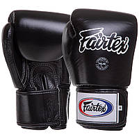 Перчатки боксерские кожаные FAIRTEX BGV1 размер 10 унции цвет черный un