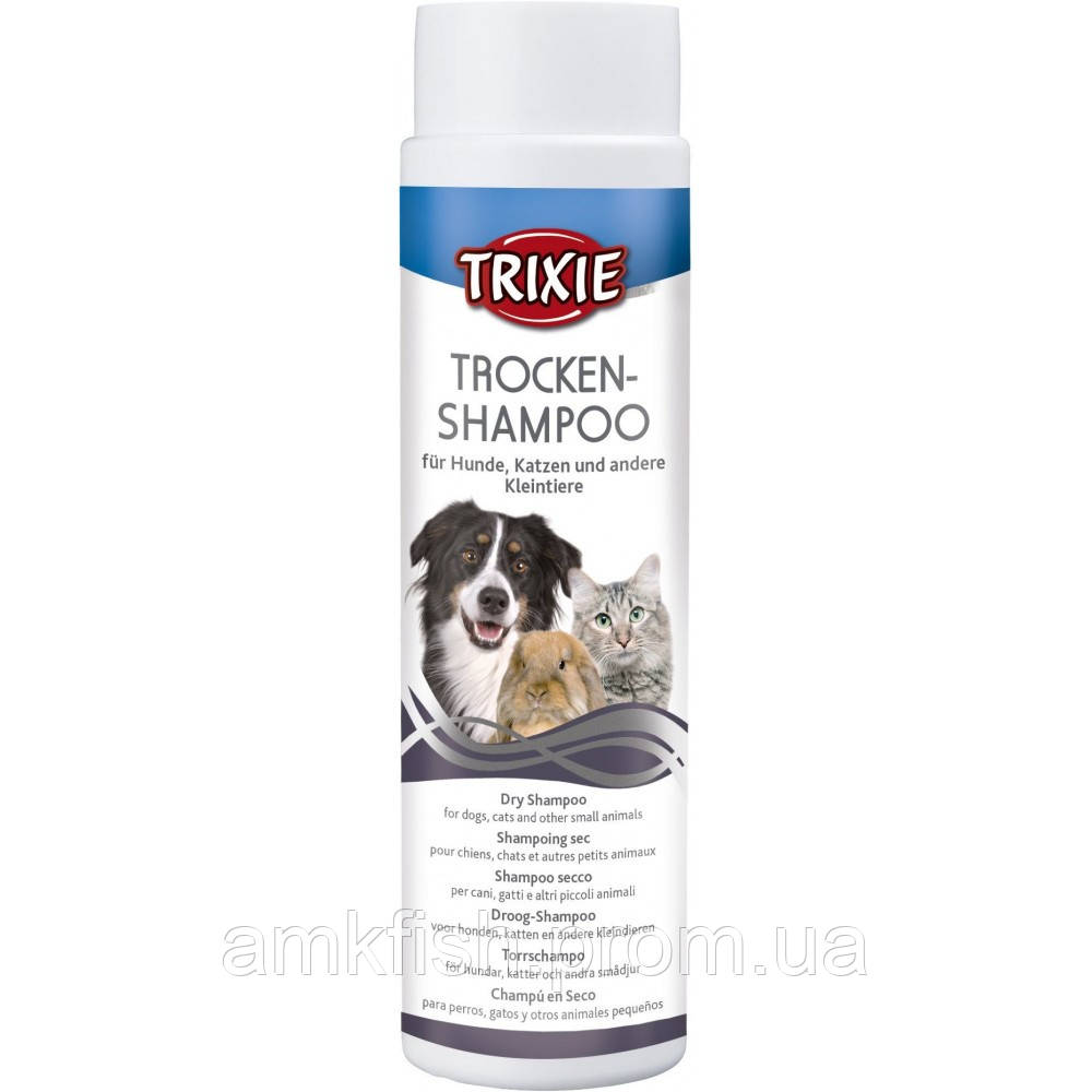 Сухий шампунь Trixie для собак, котів та інших дрібних тварин 200г - фото 1 - id-p58188697