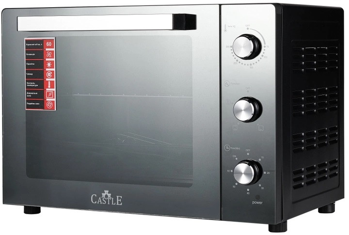 Електродуховка Castle CPE-60B 60 л Black