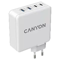 Canyon H-65 white (GAN 100W) Мережевий зарядний пристрiй