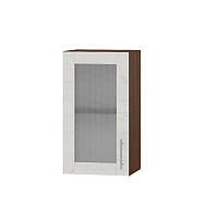 Кухонный модуль витрина Эверест Оптима ВВ01-400 Дуб крафт белый 40х30х72
