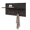 Вішалка на стіну Еверест Соната-800 80х40 см венге темний (DTM-2123), фото 2