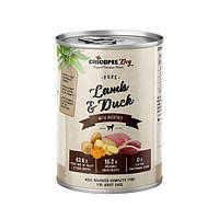 Консерва для взрослых собак с ягненком и уткой Chicopee Dog Adult Pure Lamb & Duck 800 г